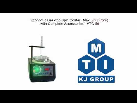 Desktop Vacuumless Spin Coater: Max. 8000 rpm, 4" Wafer (Ar gas Compaitable) - VTC-50A