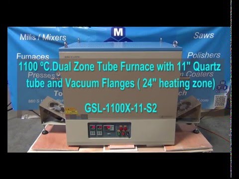 1200C Max Four-Zone Split Tube Furnace: 47"L Heating zones & Optional 8", 10", or 14" ID Tube - 1200C Max - OTF-1200X-IV-X
