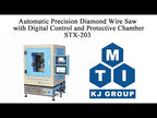 Automatic Precision Diamond Wire Saw with Digital Control and Protective Chamber - STX-203