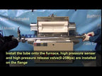 High Pressure Tube Furnace with °110 (80 mm ID) Alloy Tube (Max. 20 MPa / 800oC  Max .) - OTF-1200X4-HP20