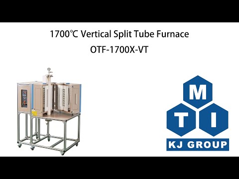 1700 Three Zone Heating Split-able Vertical Tube Furnace OTF-1700X--VT