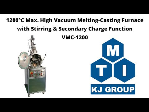 1200ºC Max. High Vacuum Melting-Casting Furnace with Stirring & Secondary Charge Function - VMC-1200