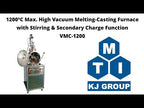 1200ºC Max. High Vacuum Melting-Casting Furnace with Stirring & Secondary Charge Function - VMC-1200