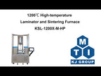 1200 High-temperature Laminating and Sintering Furnace for SOFC Electrodes up to 4KN @ 12x12" Area - KSL-1200X-M-HP