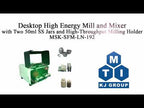 High Energy Impact Mill w/ Dual 50 ml Jars & 48 Tubes Adaptors -MSKSFM192LN