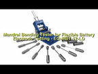 Mandrel Bending Tester with 12 Size Cylinders for Flexible Battery Electrode Testing -MBT-12-LD