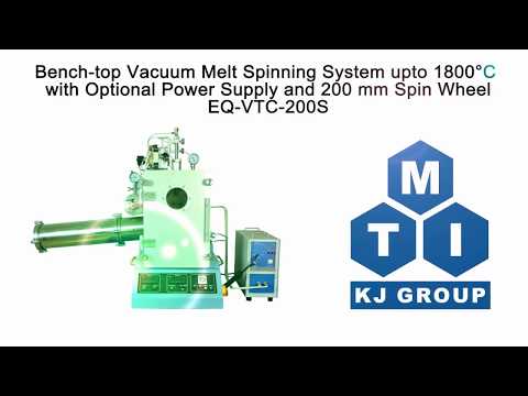 Bench-top Vacuum Melt Spinning System with 15KW Power Supply - VTC-200S