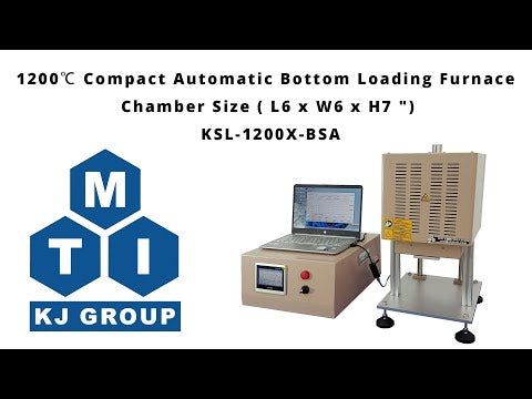 1500℃ Compact Automatic Bottom Loading Furnace (6 x 6 x 6", L x D x H)  - KSL1500XBSA