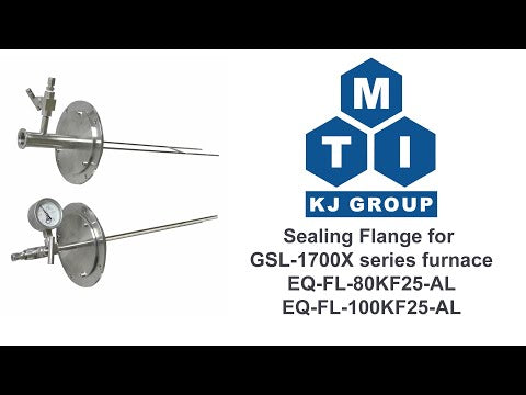 Sealing Flange for GSL-1700X series furnace 100mm dia tube - FL101KF25AL