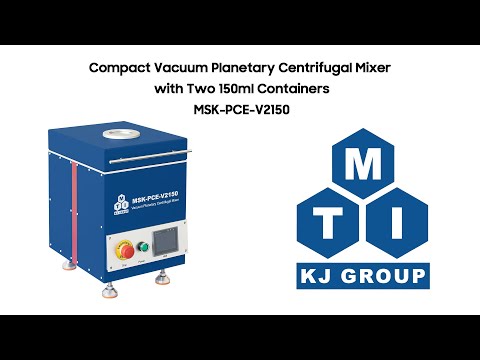 Compact Vacuum Planetary Centrifugal Mixer w/ Two 150ml Containers- MSK-PCE-V2150