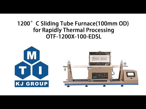 1200°C Sliding Tube Furnace(100mm OD) for Rapidly Thermal Processing - OTF-1200X-100-EDSL