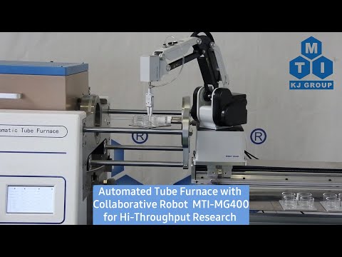 1700 °C Max Automated 80mm Tube Furnace for AI Material Research - GSL-1700X-ASD-80