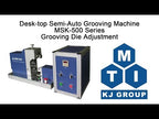 Desk-top Semi-Auto Grooving Machine for Various Cylinder Cell - MSK-500 Series