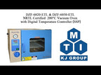 NRTL Certified 53L 200C Vacuum Oven (16x14x15") with Digital Temperature Controller - DZF-6050