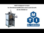 1650°C Bridgman Furnace for Directional Solidification and Crystal Growth - SKJ-BG1650-LD