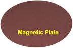 8" Dia.x 0.8 mm Thick. Permanent Magnetic Sheet with PSA Backing - MagnetP8
