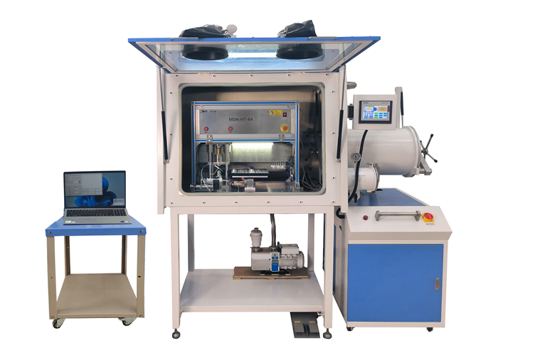 16 Channels High Throughput Coin Cell Crimping Machine (Ar Gas Glovebox Compatible ) - MSK-HT-64