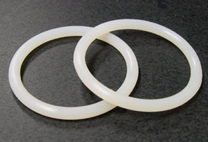 High Temperature Silicone Rubber O ring (1 pair) for OTF-1200X-4-RTP Furnace Flange - SOR-128