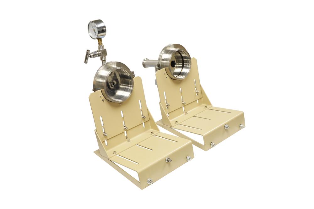 Hinged Vacuum Sealing Assembly with Flange Support for 101 mm dia Tube Furnace - FL-101KF25-HG