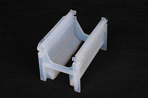 4" diameter PFA wafer carrier (Capacity: 25) for Wafer Cleaning - PFA-4-25
