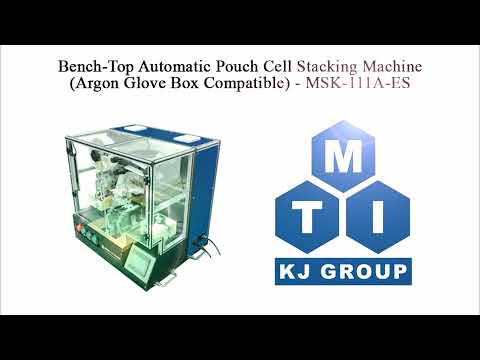 Bench-Top Automatic Pouch Cell Stacking Machine up to 100 mm L x 90 mm W - MSK-111A-ES
