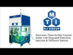 Automatic Vacuum Sealer Integrated w/ Electrolyte Injection & Diffusion for Pouch Battery - MSK-113-PM