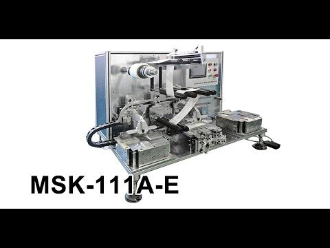 Large Automatic Pouch Cell Stacking Machine with Hybrid Stacking Modes (Max.200 mm L x 150 mm W), Glovebox Compatible - MSK-111A-PEM