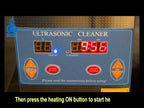 NRTL Certified 5L Heated Ultrasonic Cleaner w/ Digital Timer280x140x150 mm) - VGT1860QTD