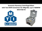 Economic Planetary Centrifugal Mixer w/ Two HDPE Containers for 500 g Max. - MSKPCM1K