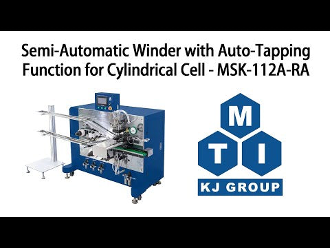 Semi-Automatic Winder with Auto-Taping Function for Cylindrical Cells (eg: 18650, 21700)- MSK-112A-RA