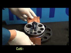 Manual Disc & Ring Cutter Set for Metallic up to 1.29mm Thick (10 pcs die) - MSK-T09