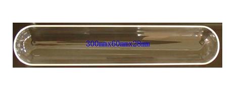 Quartz (SiO2) Boat Crucible