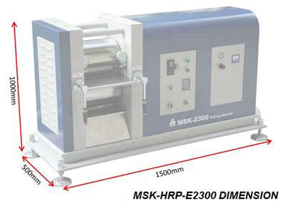 25T R2R Pressure Controlled Rolling Press ( 300mm Width) for Battery Electrodes - MSK-E2300B