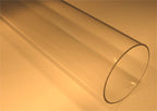 Quartz Tube: 152 OD x 143 ID x 700L mm (6" Dia x 27.6" L) for DIY Tube Furnace-TQH150D700