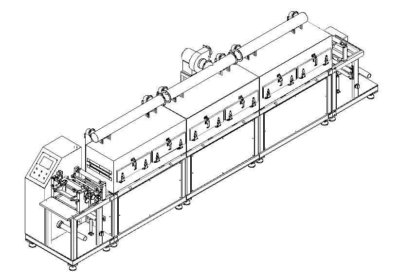 Faster Roll to Roll Transfer Coating System (400mm Width) for Pilot Scale of Battery Electrode - MSK-AFA-EI400