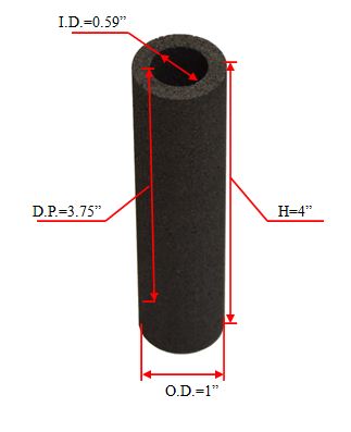 Graphite Cylindrical Crucible