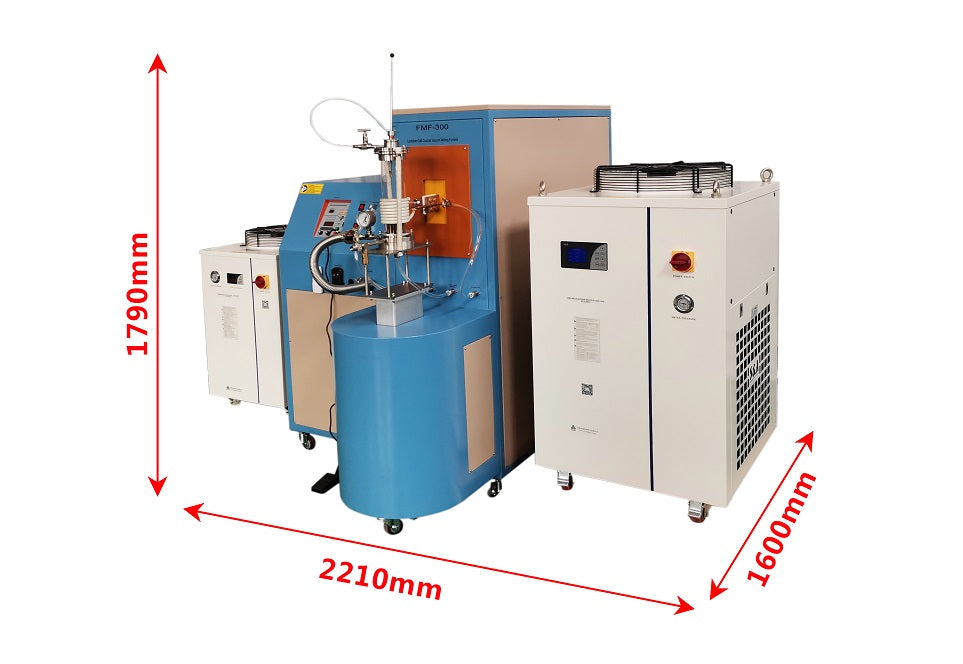 Levitation Cold Crucible Vacuum Melting Furnace ( 300 g Max ) - FMF-300