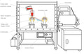 Customized Lab Scale Strip Casting System in Glovebox w/ Gas purification - SC-500-GB