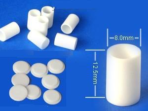 Alumina (Al2O3) Cylindrical Crucible from 0.1 mL to 3000mL optional