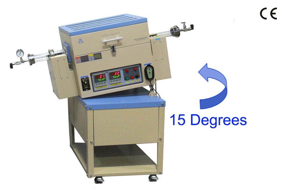 1500C 3-Zone Rotary 60mm Furnace with Automatic Feeding & Receiving System - OTF-1500X-III-R60-AF