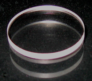 Zero Diffraction Plate for XRD Sample: 25 Dia x 2.5 mm, 2sp, SiO2 Crystal - ZeroSO25D25C2US